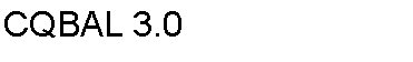 Text Box: CQBAL 3.0 